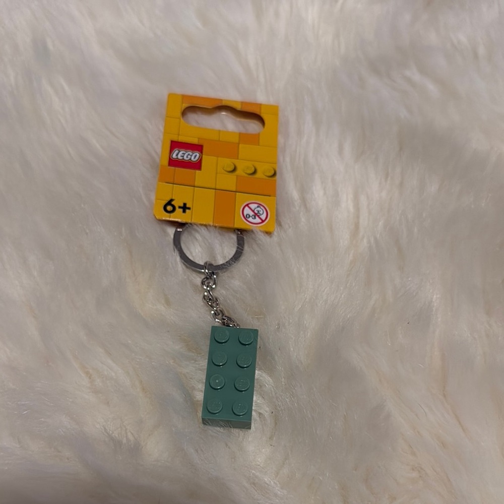 LEGO Green Brick Keychain